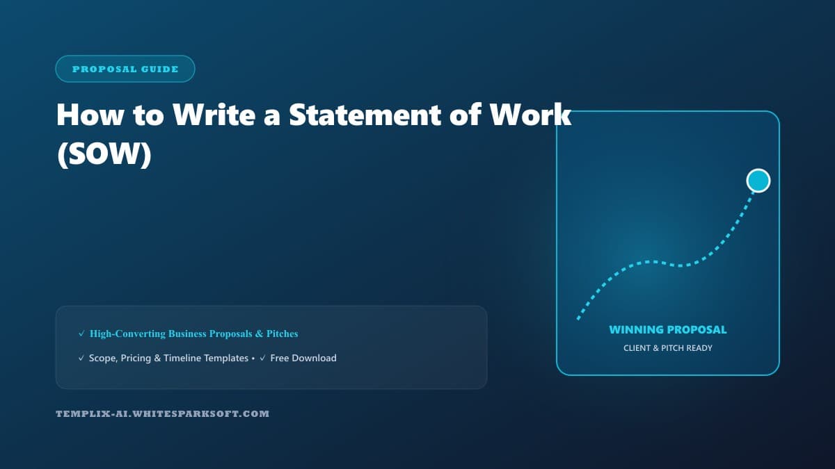 How to Write a Statement of Work (SOW) — Templix AI guide