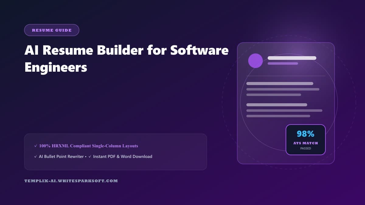 AI Resume Builder for Software Engineers — Templix AI guide