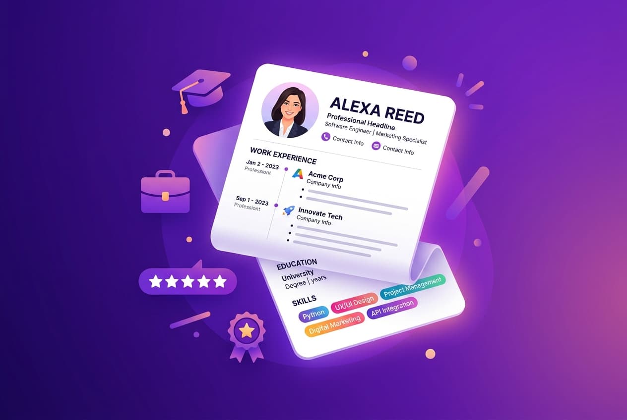 Free Resumes & CVs templates