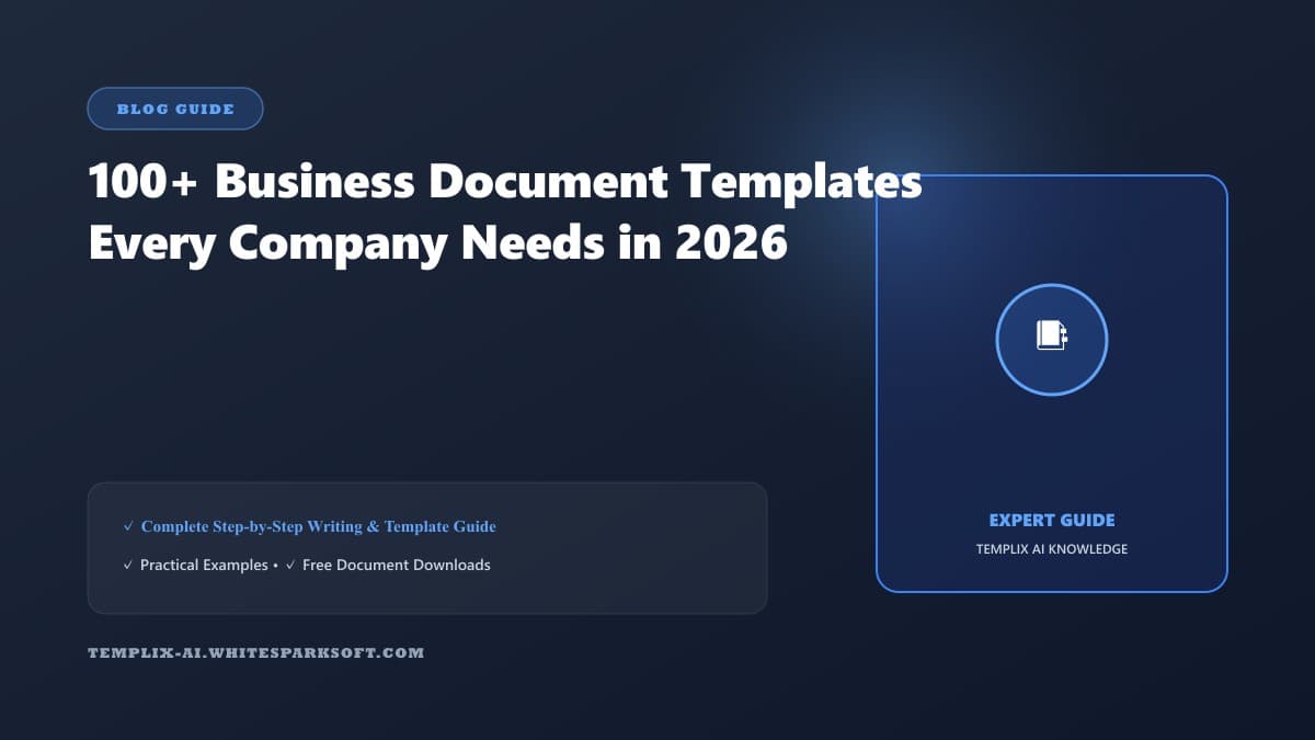 100+ Business Document Templates Every Company Needs in 2026 — illustration 100+ Business Document Templates Every Company Needs in 2026 — illustration