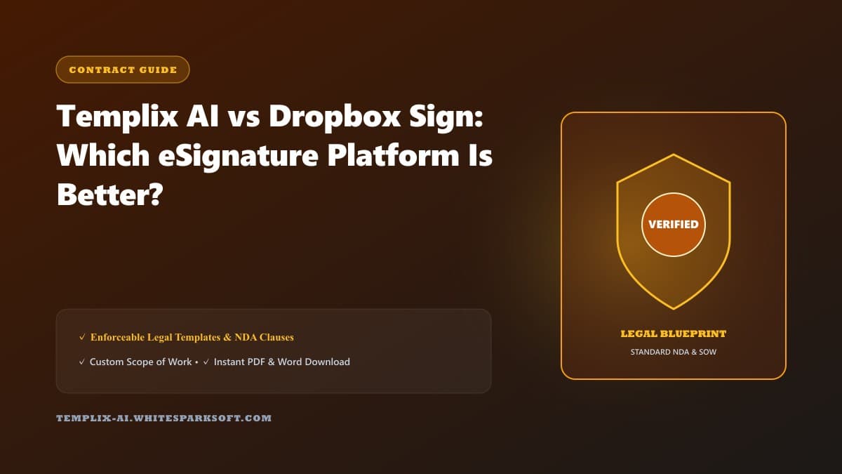 Templix AI vs Dropbox Sign: Which eSignature Platform Is Better?
