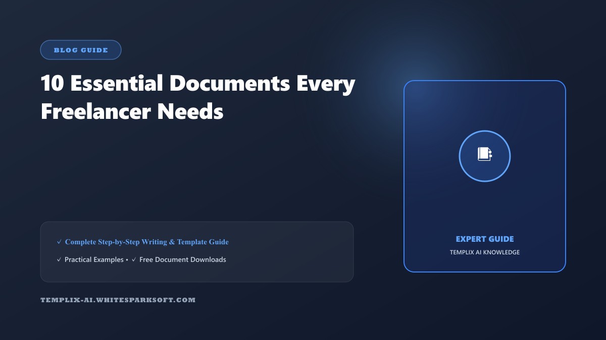 10 Essential Documents Every Freelancer Needs
