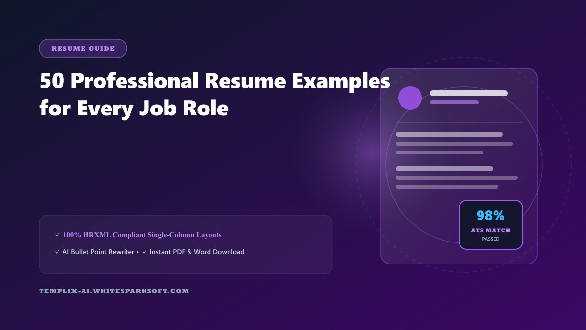 50 Professional Resume Examples