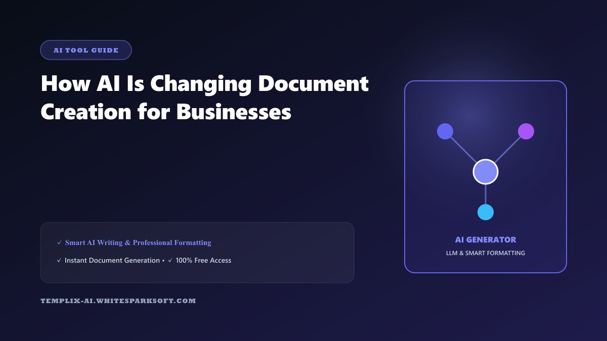 How AI Is Changing Document Creation