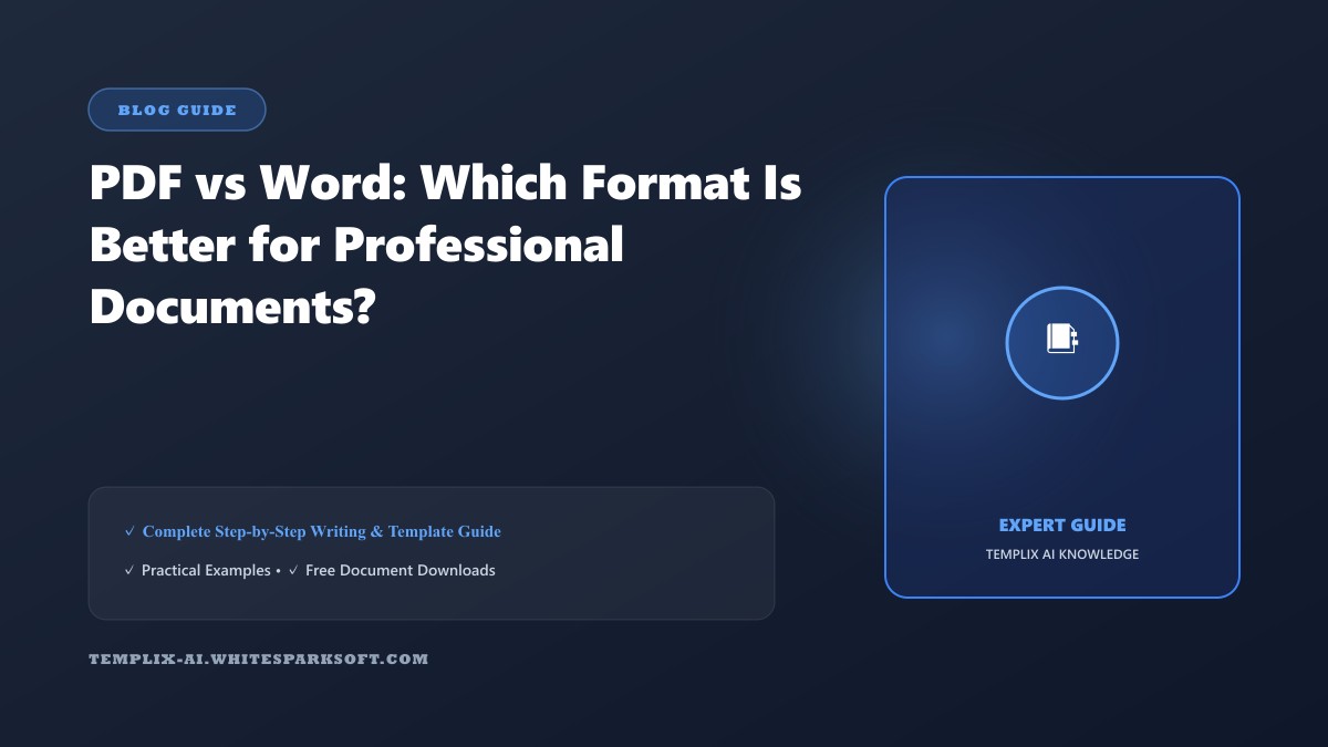 PDF vs Word Comparison